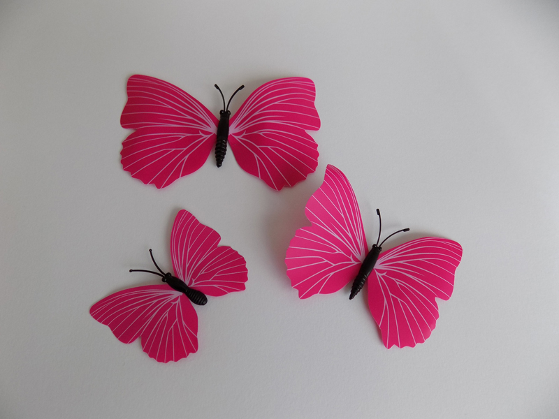 Dekorace 3d motýla